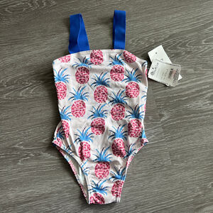 Mari Cruz Swimsuit Kids Girls Size 4 Pineapple Print